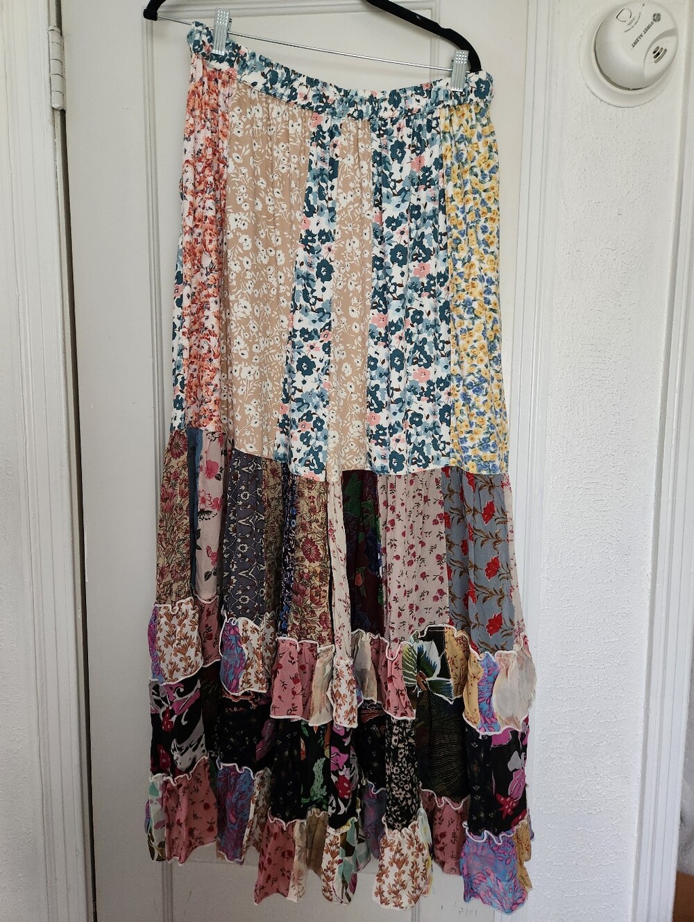 Young Threads Patchwork Tiered Boho Pants - Picture 7 of 10